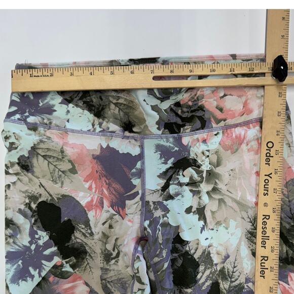 Fabletics Leggings Womens Small Pink Secret Garden‎ Floral Define PowerHold - Picture 6 of 8